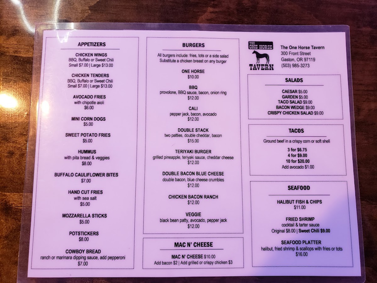 The One Horse Tavern - 2