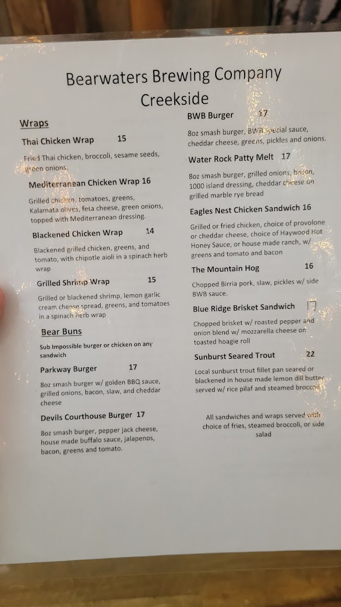 BearWaters Brewing Company: Creekside - 6