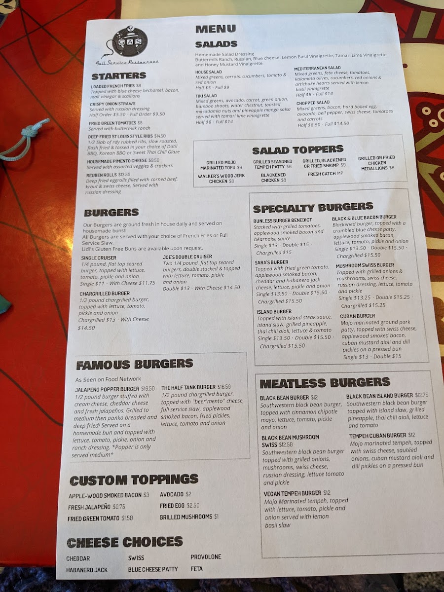 Gas Full Service Restaurant - 1