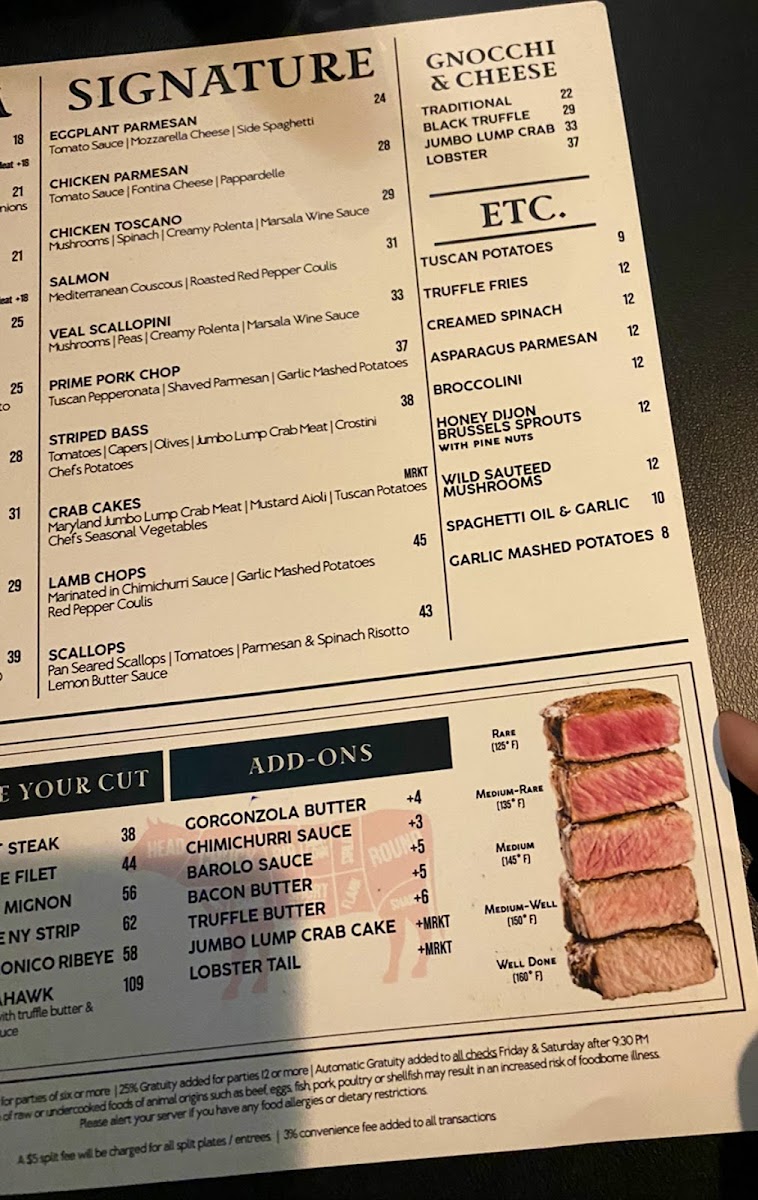 Tuscan Prime Italian Chophouse & Dolce Bar - 9