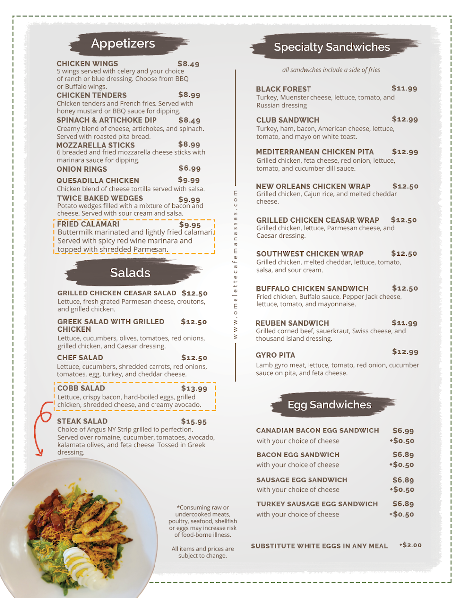 The Omelette Cafe - Manassas - 3