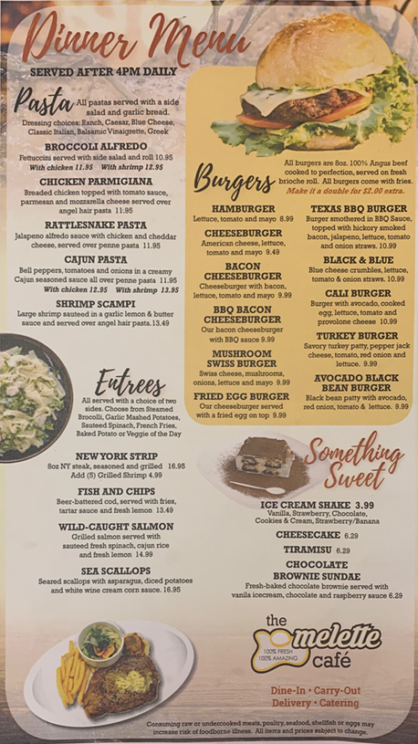 The Omelette Cafe - Manassas - 7