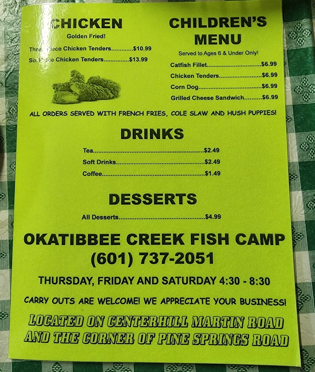 Okatibbee Creek Fish Camp - 1