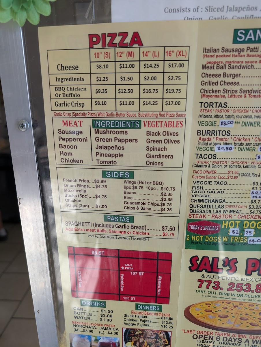 Sal's Pizza & Authentic Mexican Food - 1