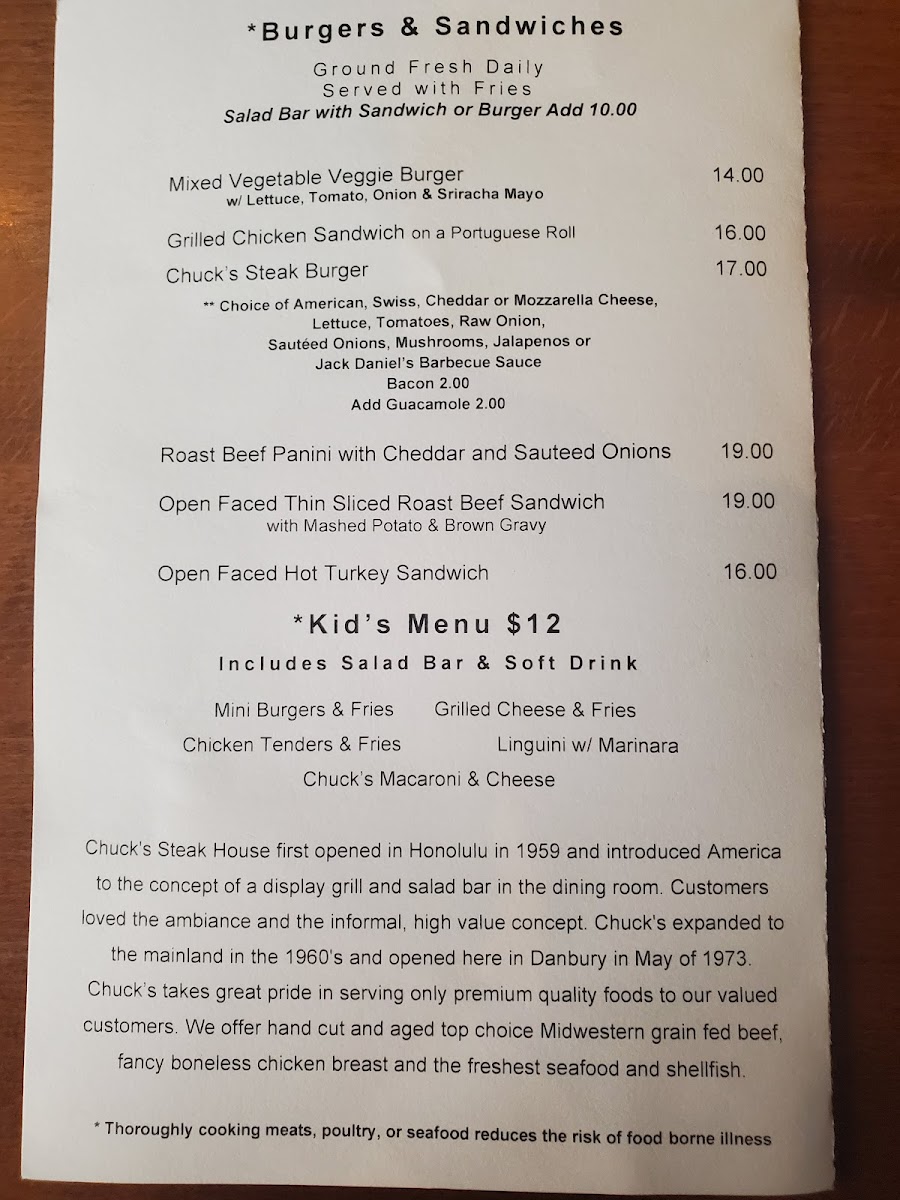 Chuck's Steakhouse By Barbarie's - 10