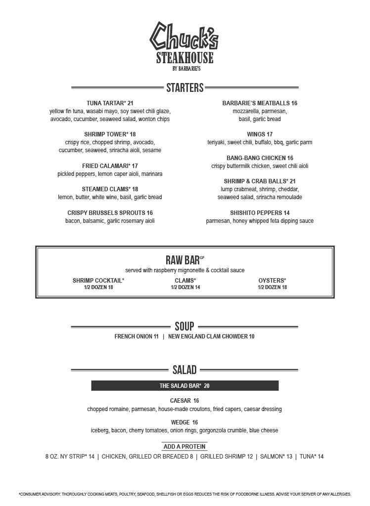 Chuck's Steakhouse By Barbarie's - 3