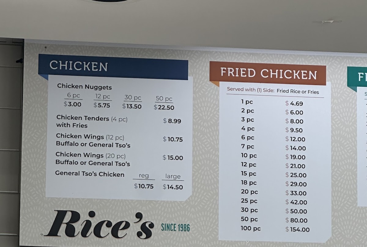 Rice's Fried Chicken & Seafood - 8