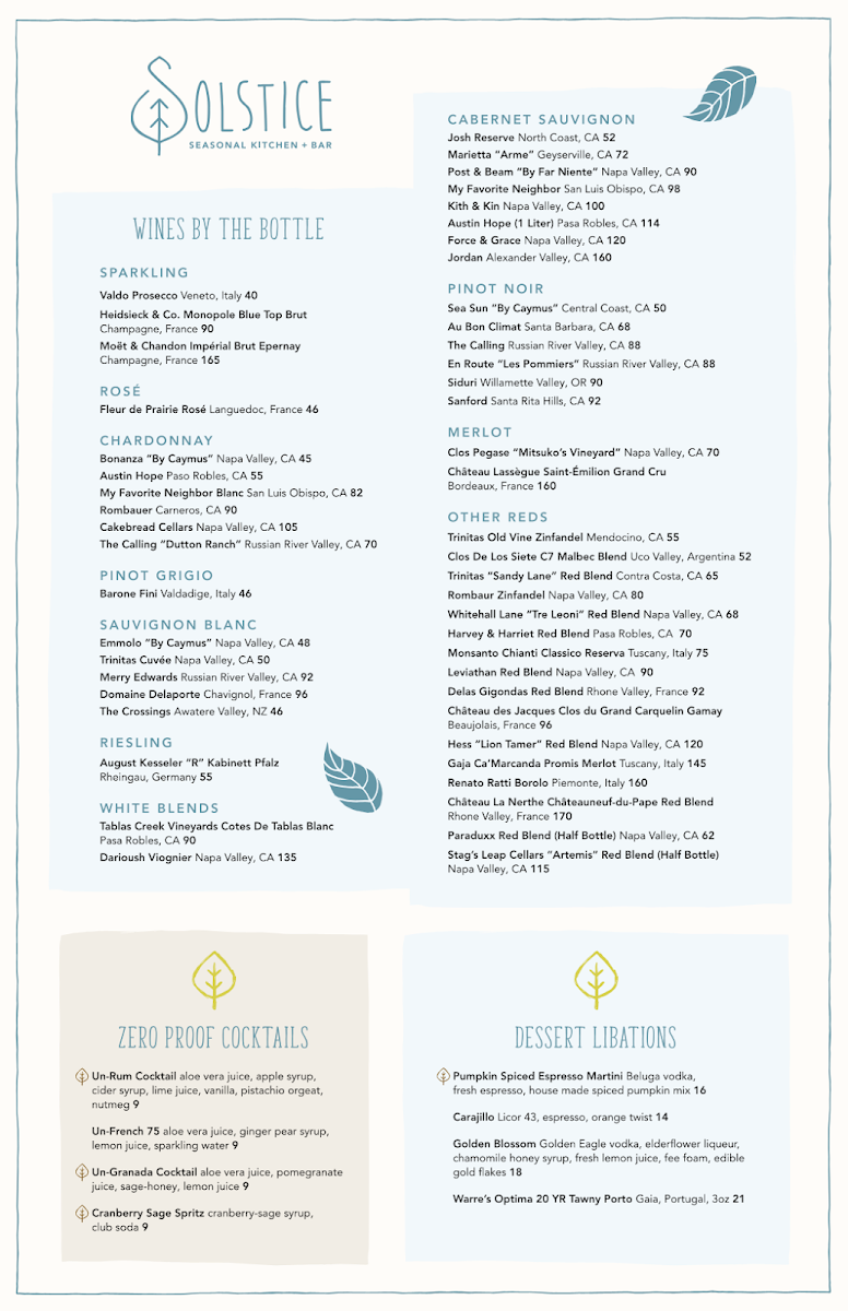 Solstice Seasonal Kitchen & Bar - 2