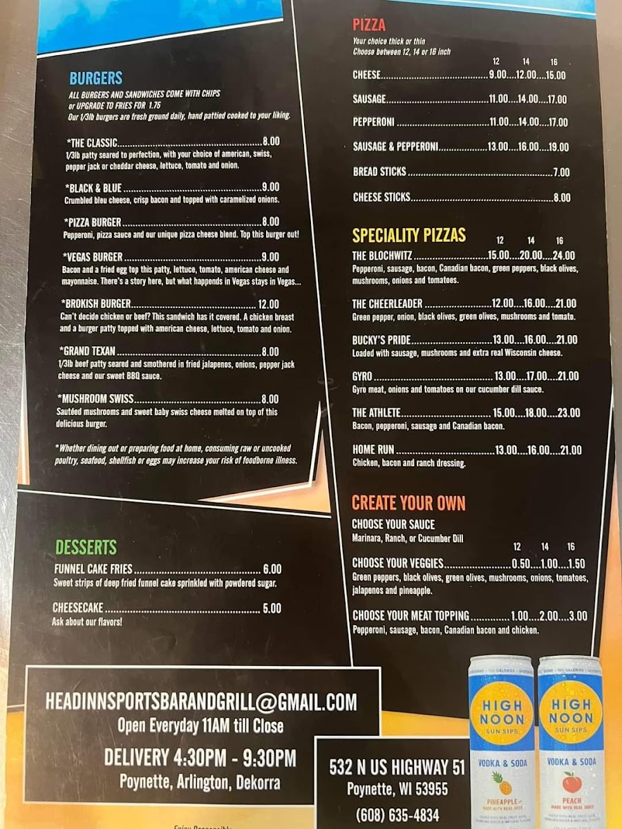 Head Inn Sports Bar & Grill - 1