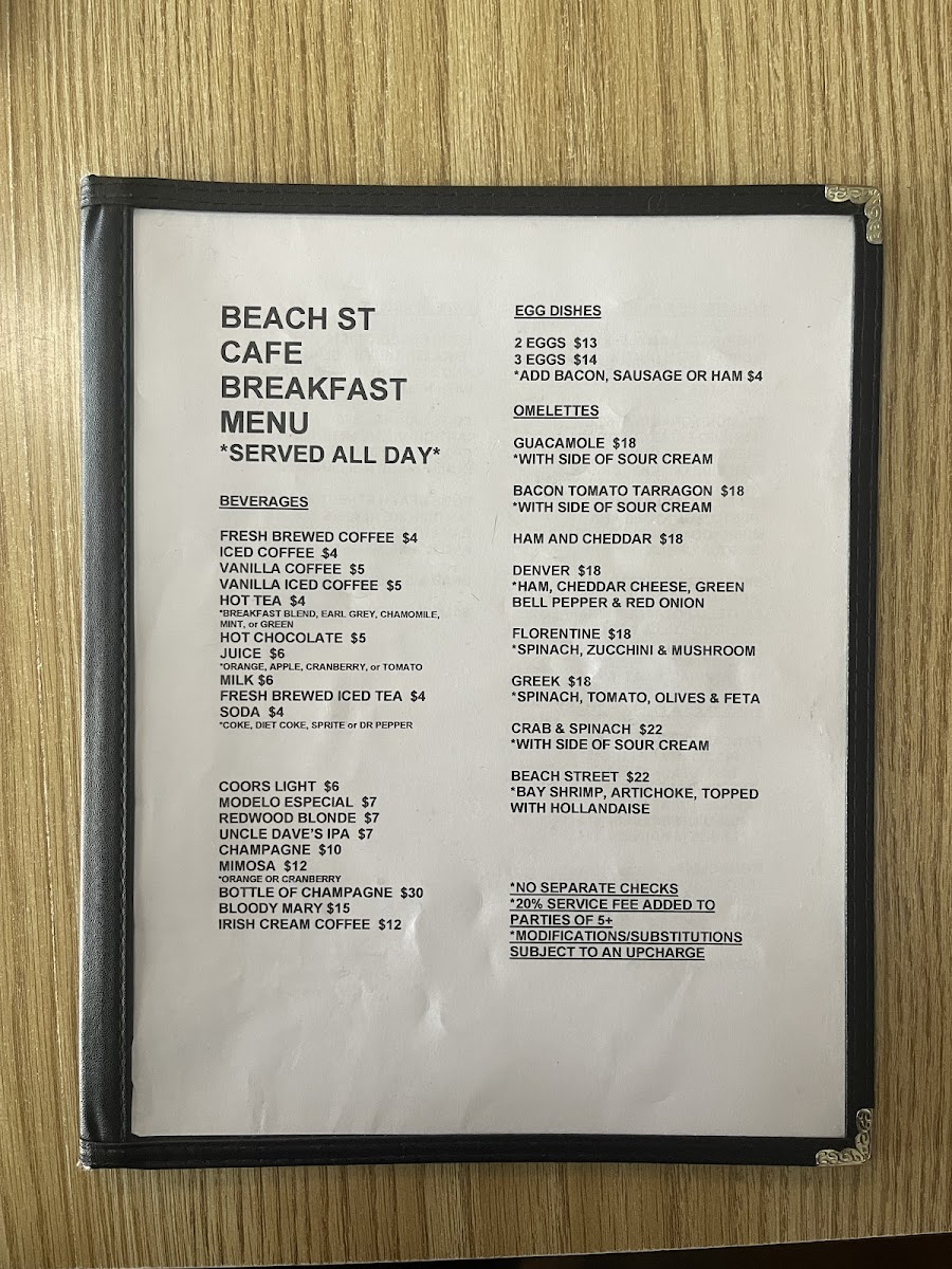 Beach Street Cafe - 7