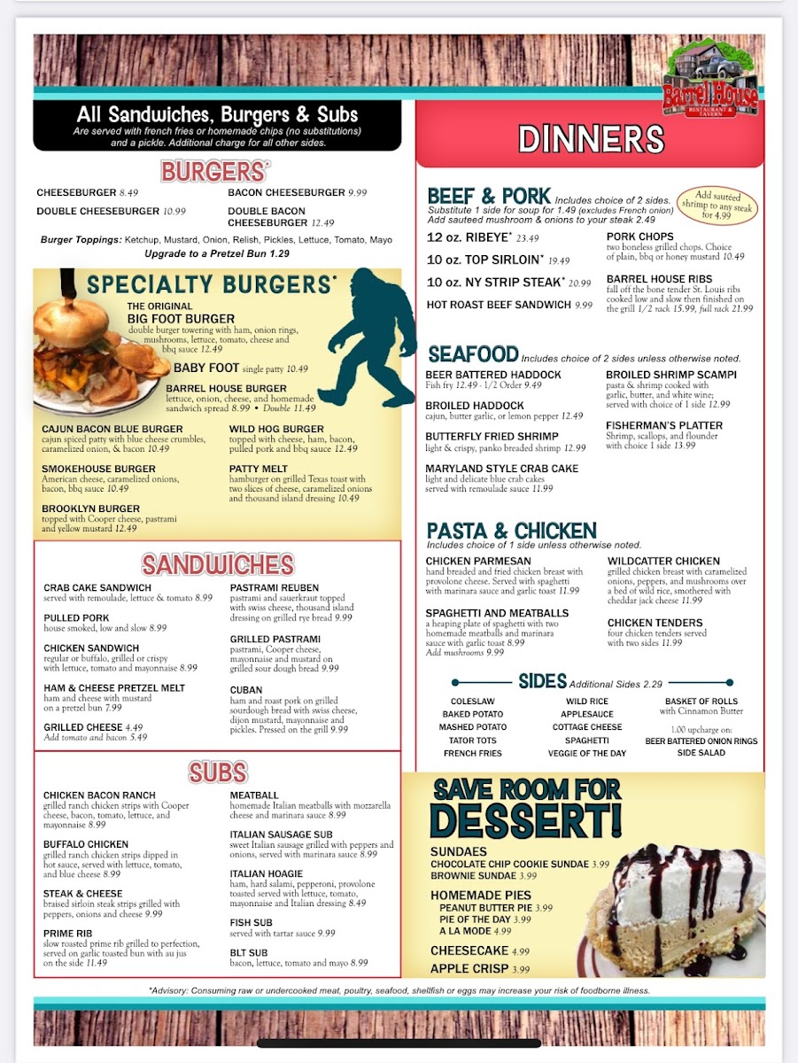 Barrel House Restaurant & Tavern - 2