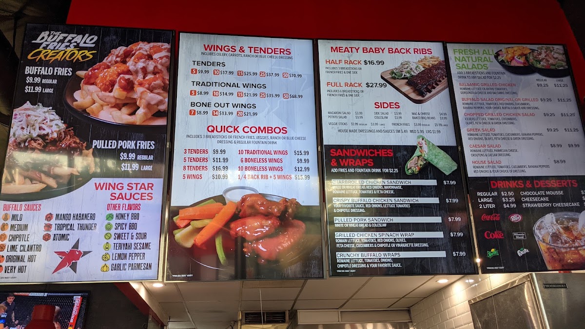 Buffalo wing star - 10