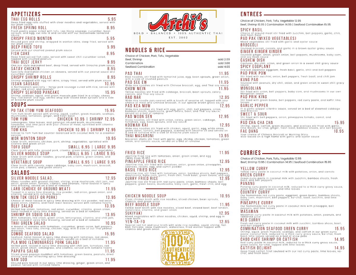 Archi's Thai Cafe - 4