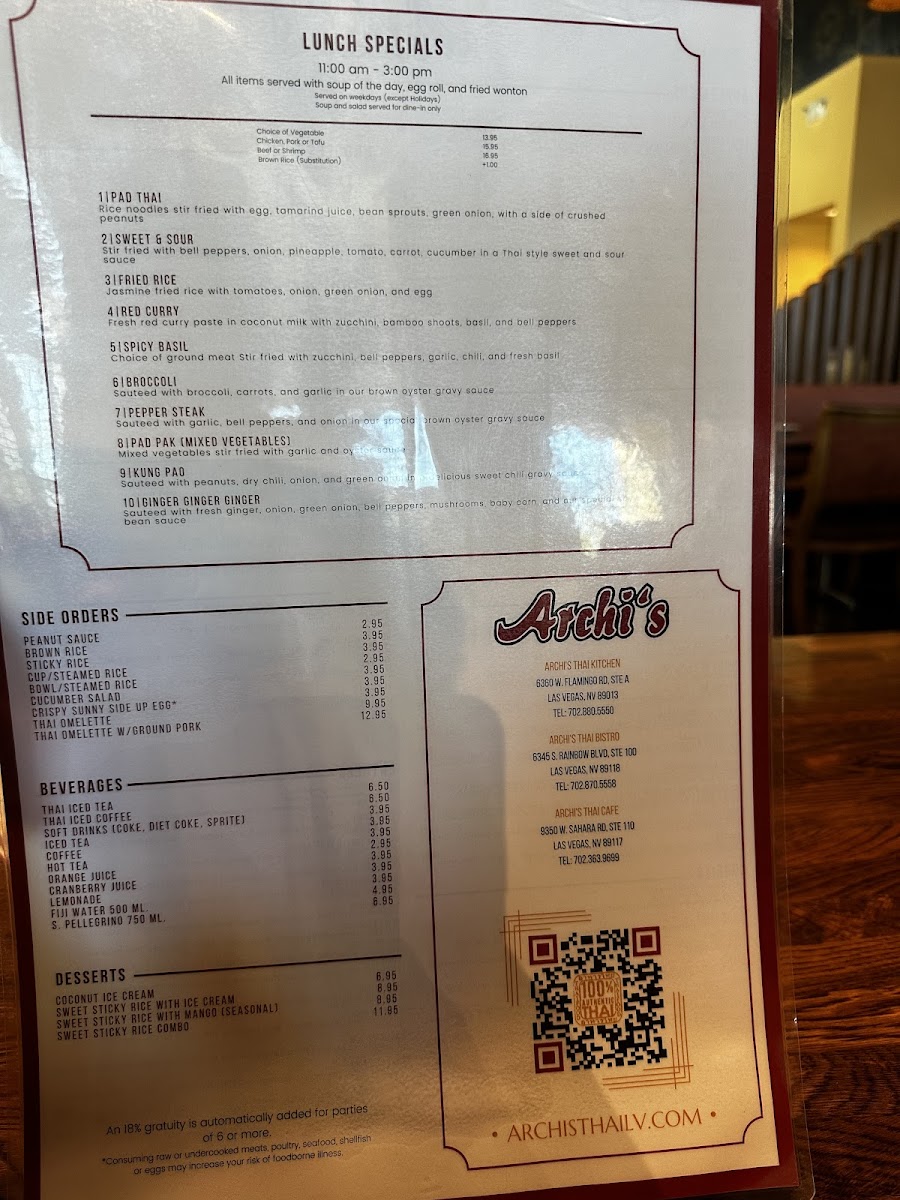 Archi's Thai Cafe - 6