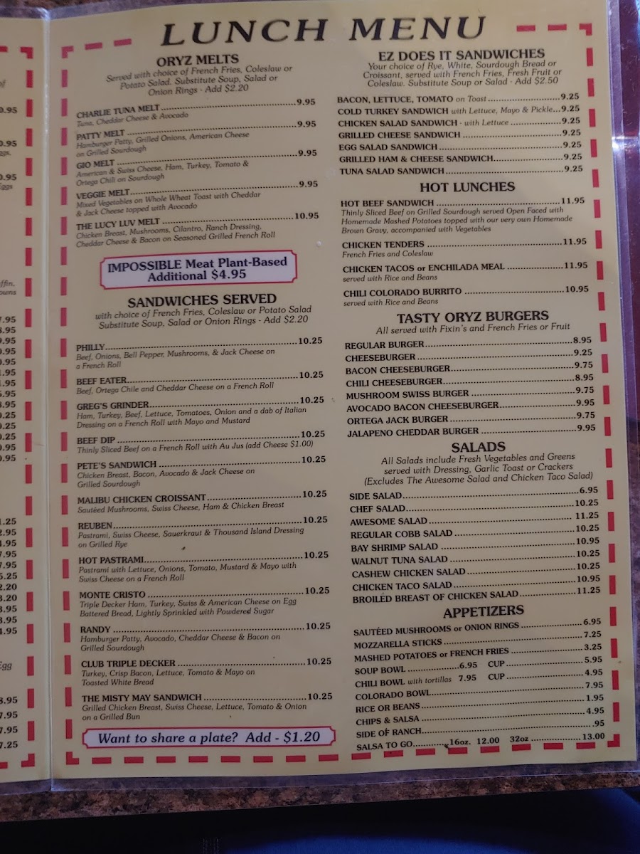 Oryz Family Restaurant - 8