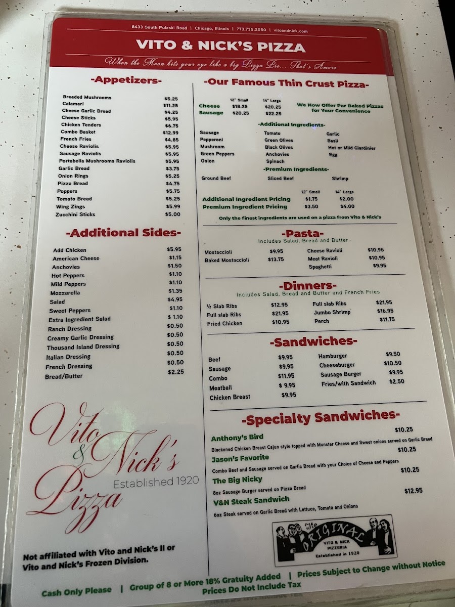 Vito & Nick's Pizzeria - 10