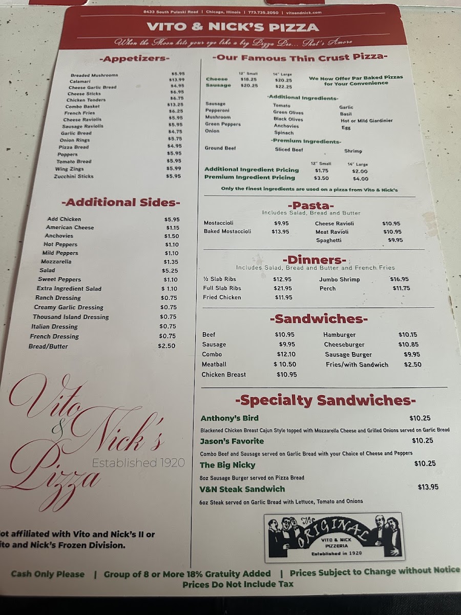 Vito & Nick's Pizzeria - 3