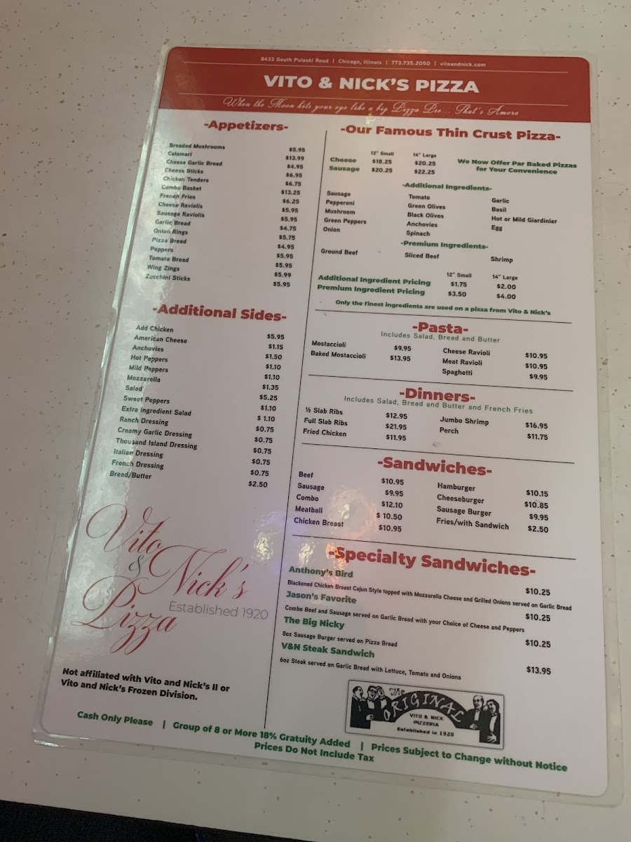 Vito & Nick's Pizzeria - 7