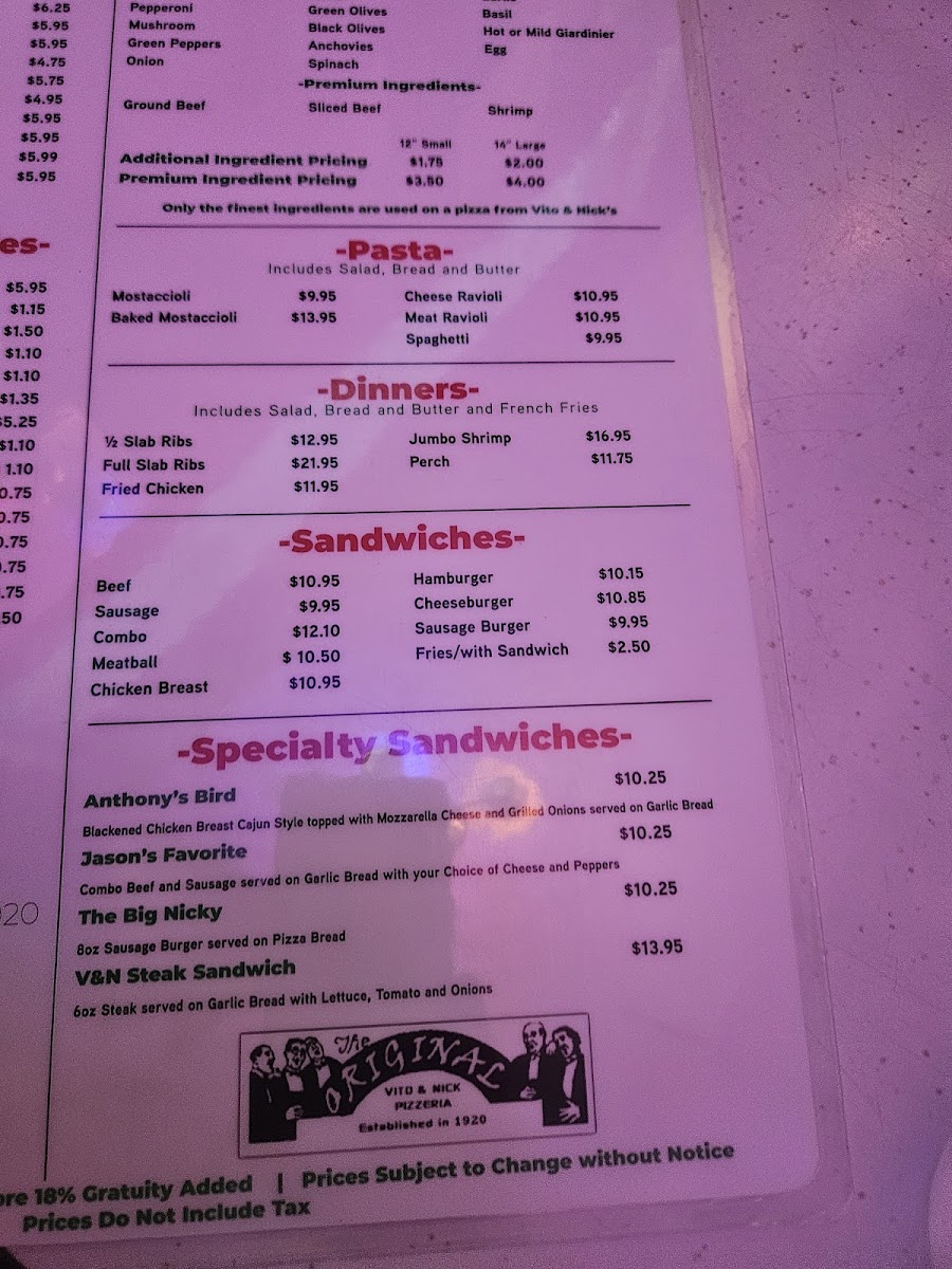 Vito & Nick's Pizzeria - 9