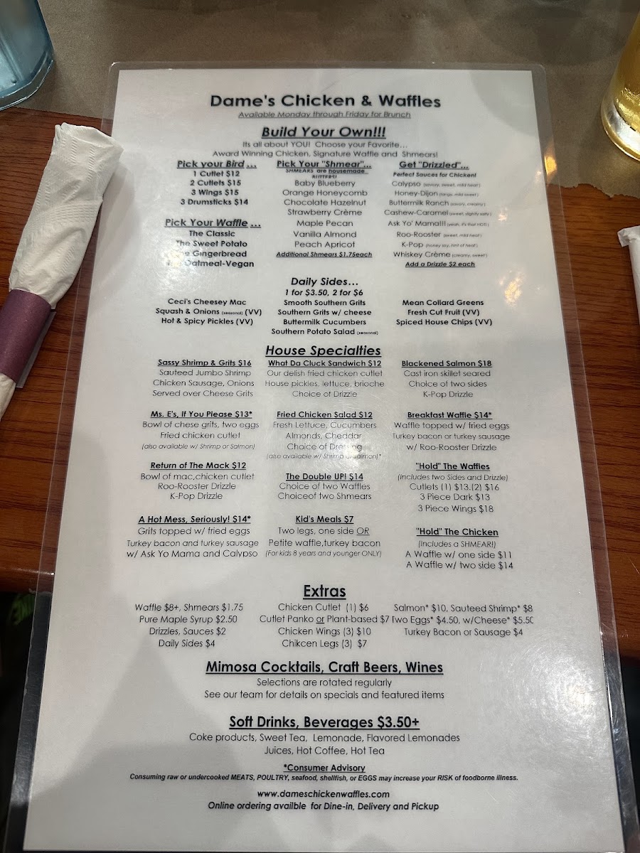 Dame's Chicken & Waffles - 1