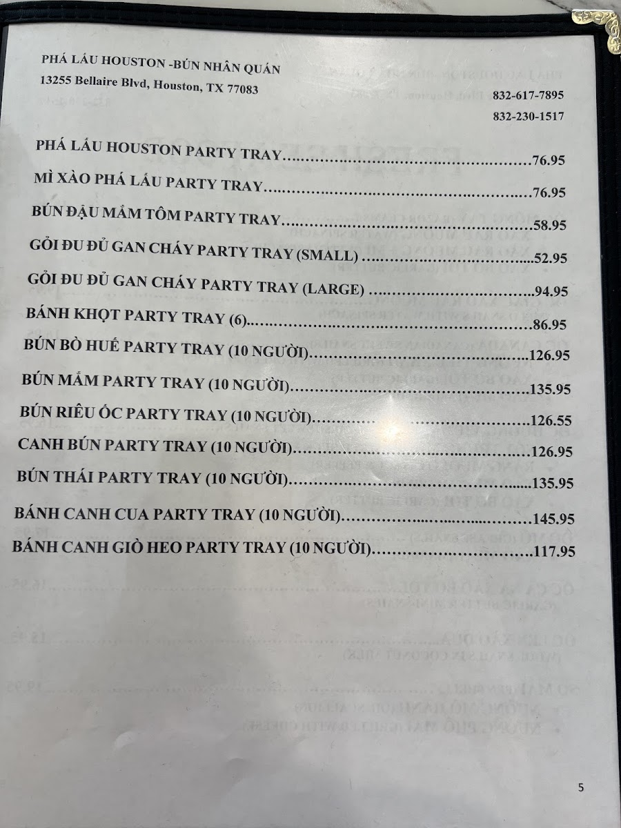 Bún Nhân Quán-Phá Lấu Houston - 4