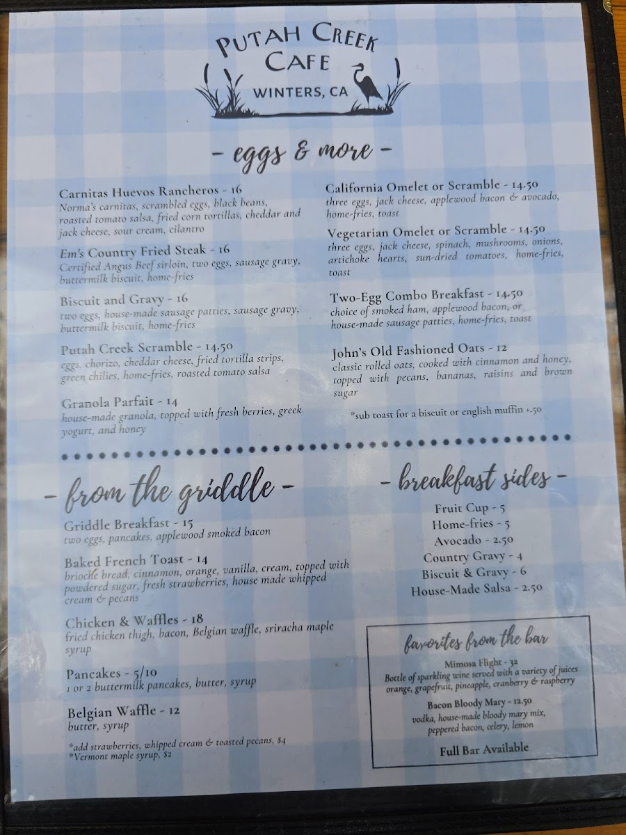 Putah Creek Cafe - 1