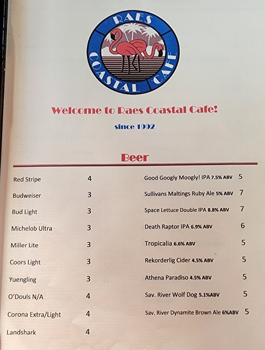 RAES COASTAL CAFE - 1