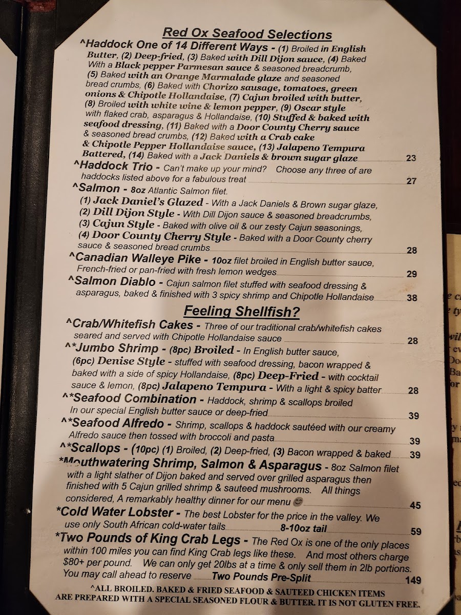 The Red Ox Seafood and Steakhouse - 3