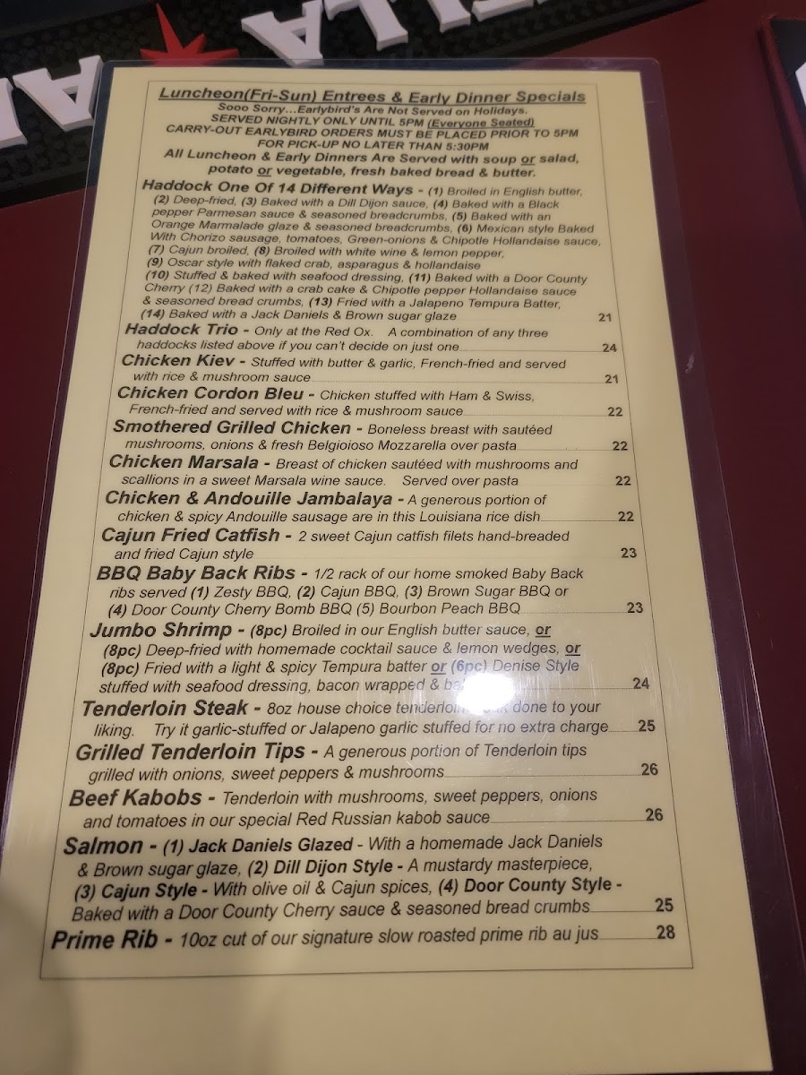 The Red Ox Seafood and Steakhouse - 5