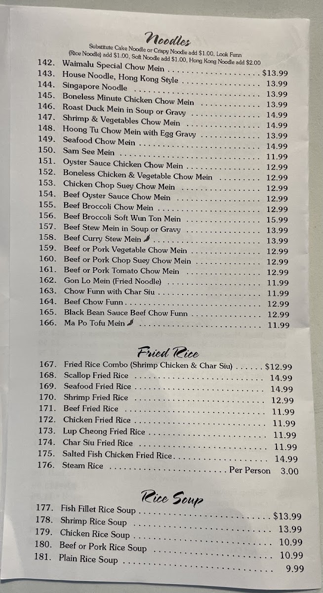 Waimalu Chop Suey - 8