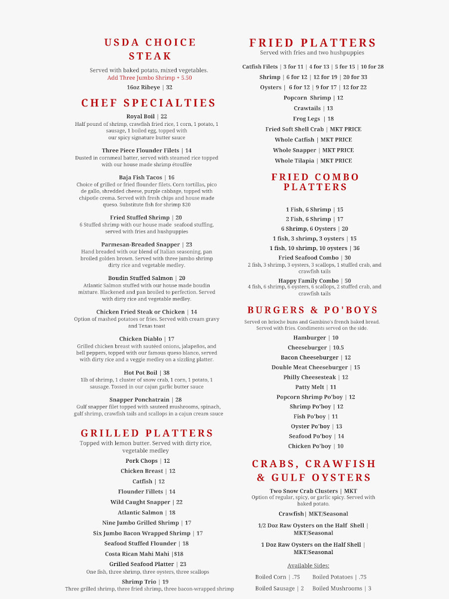 Manvel Seafood & Grill - 1