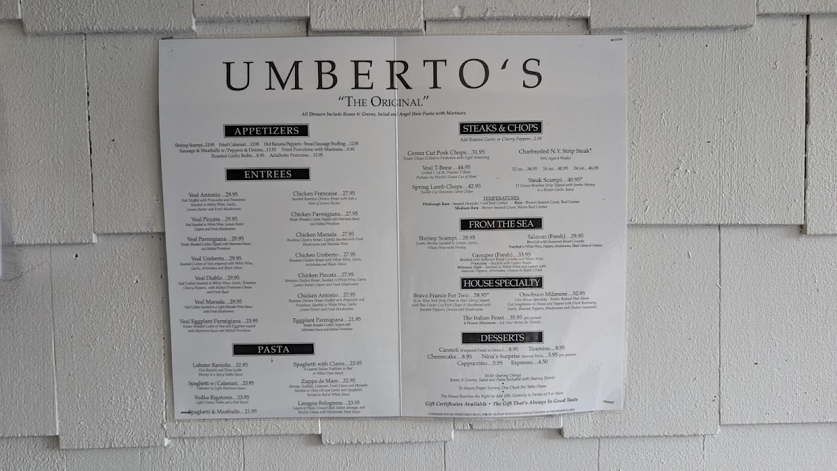 Umberto's at Barefoot Landing - 2