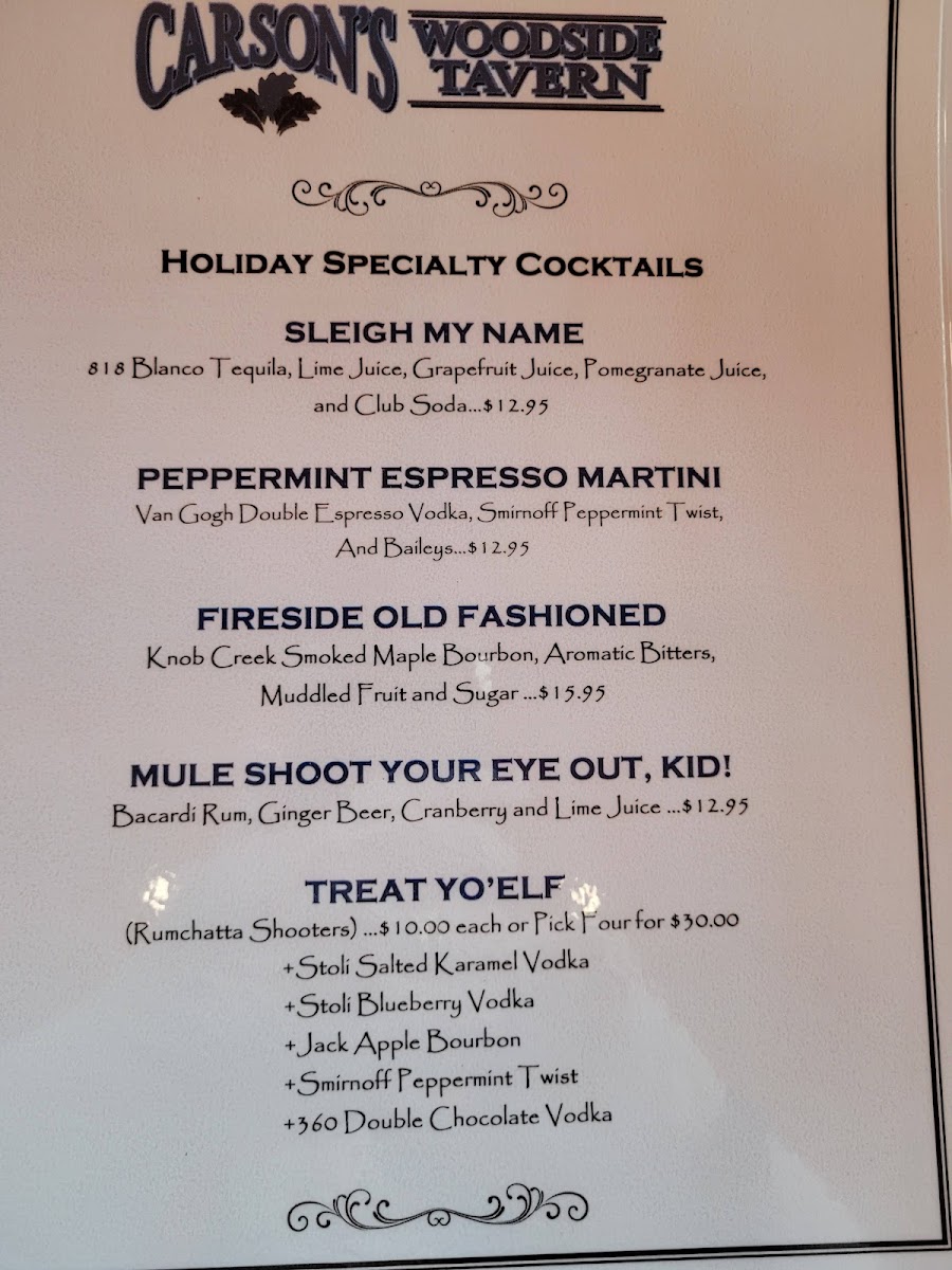 Carson's Woodside Tavern - 1