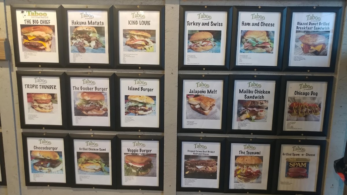 Taboo Grill Gourmet Burgers and Ice Cream. - 9