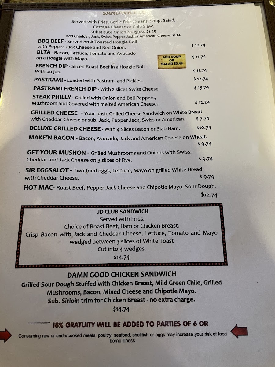 J D Slinger's Steakhouse - 1