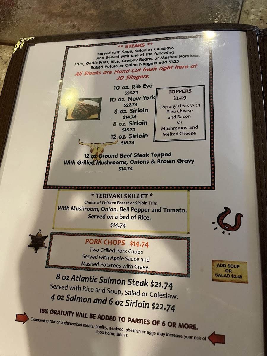 J D Slinger's Steakhouse - 5