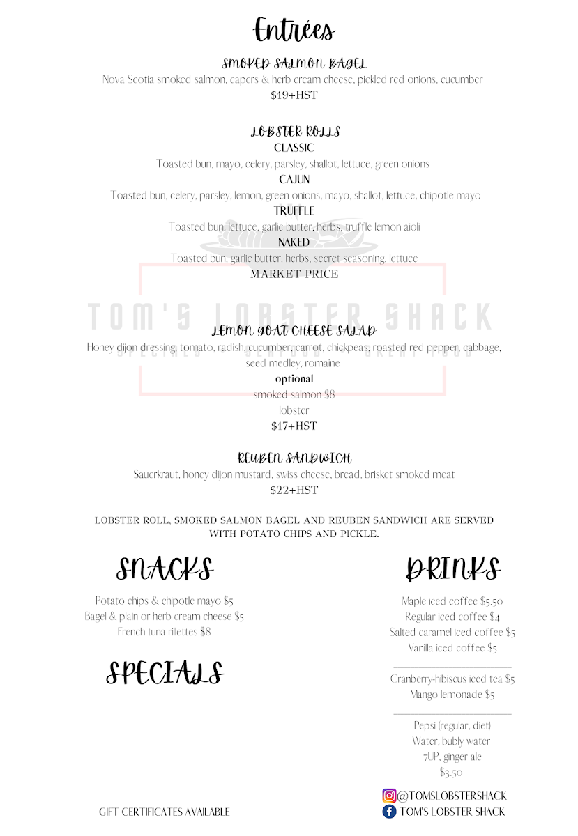 Tom's Lobster Shack - 1