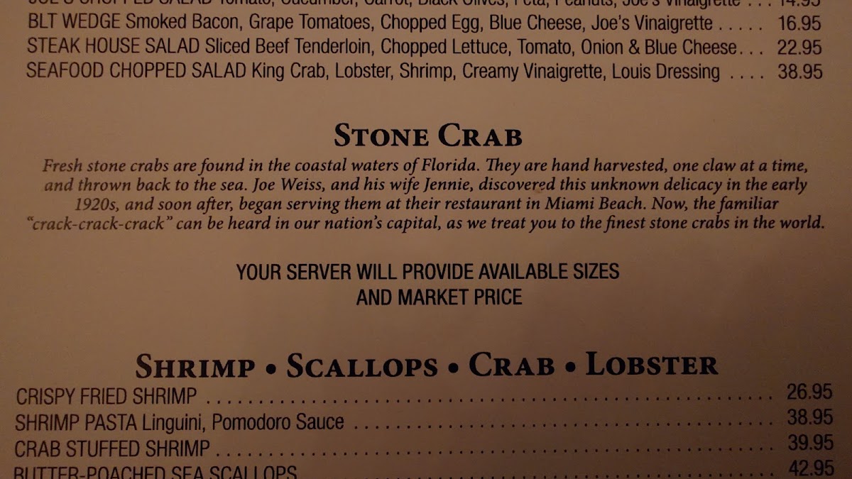 Joe's Seafood, Prime Steak & Stone Crab - 8