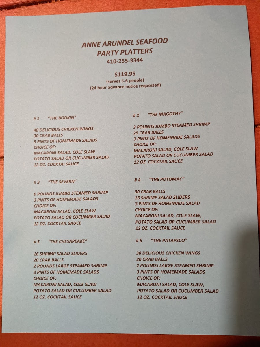 Anne Arundel Seafood - 2