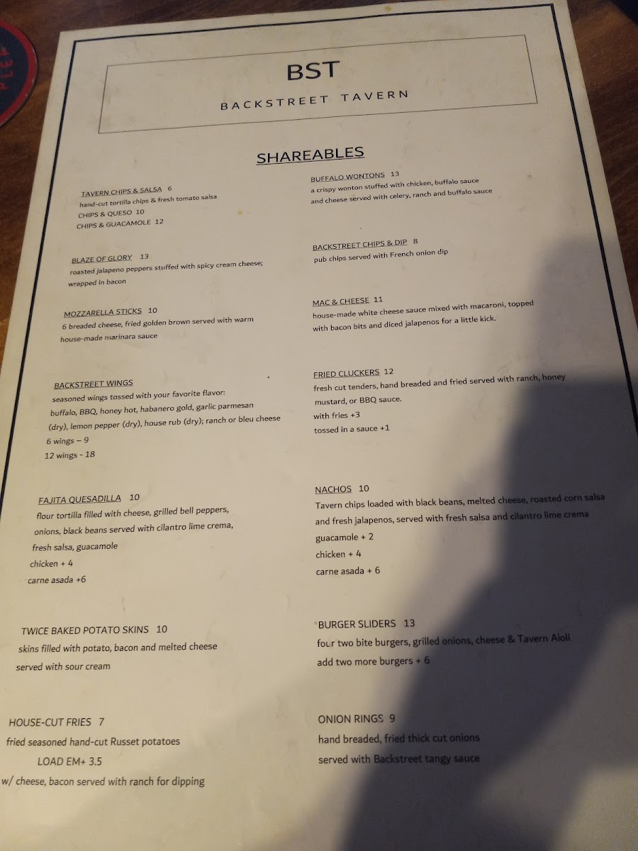 Backstreet Tavern and Grill - 2