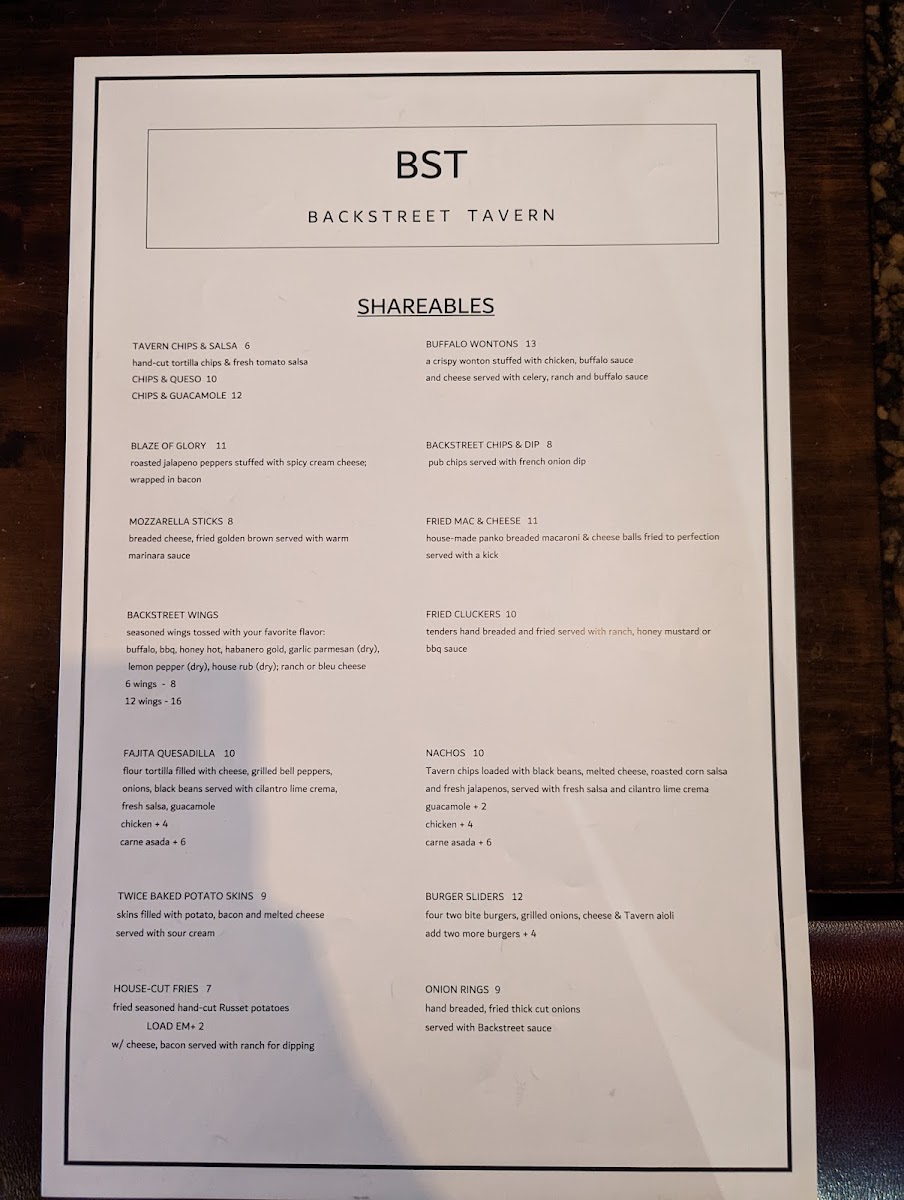 Backstreet Tavern and Grill - 3