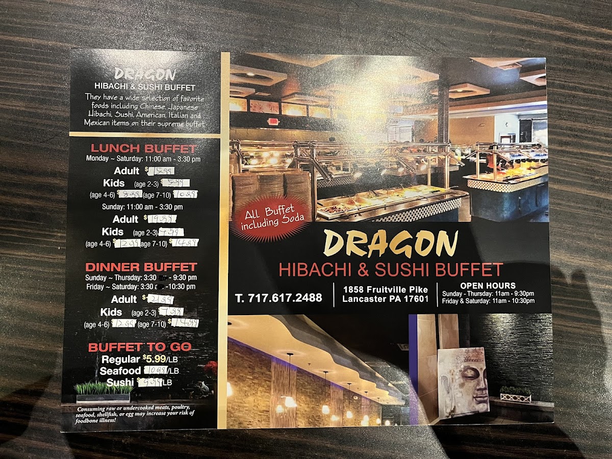 Dragon Hibachi & Sushi Buffet - 1
