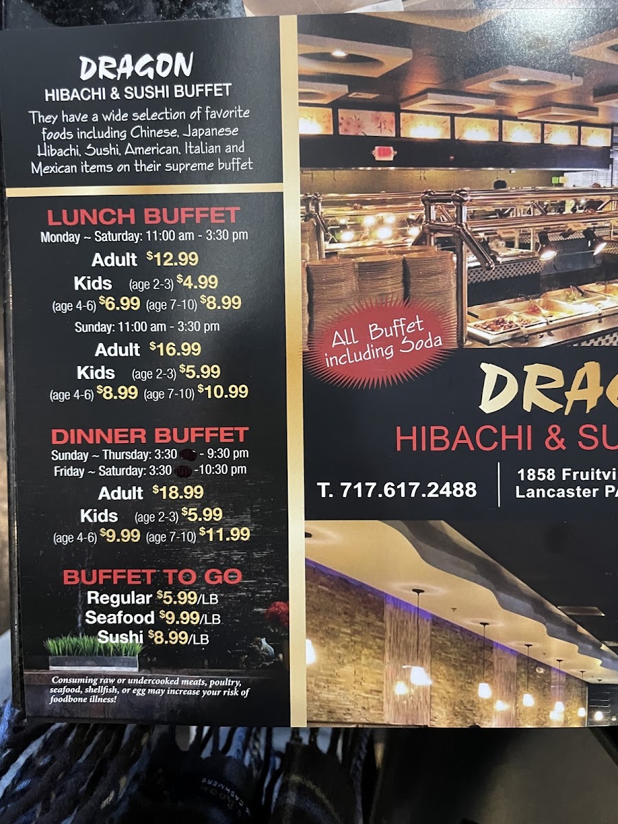 Dragon Hibachi & Sushi Buffet - 3