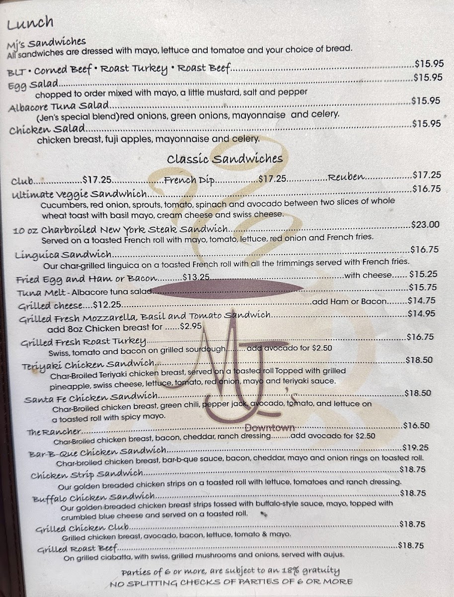 MJ's Downtown Cafe - 2