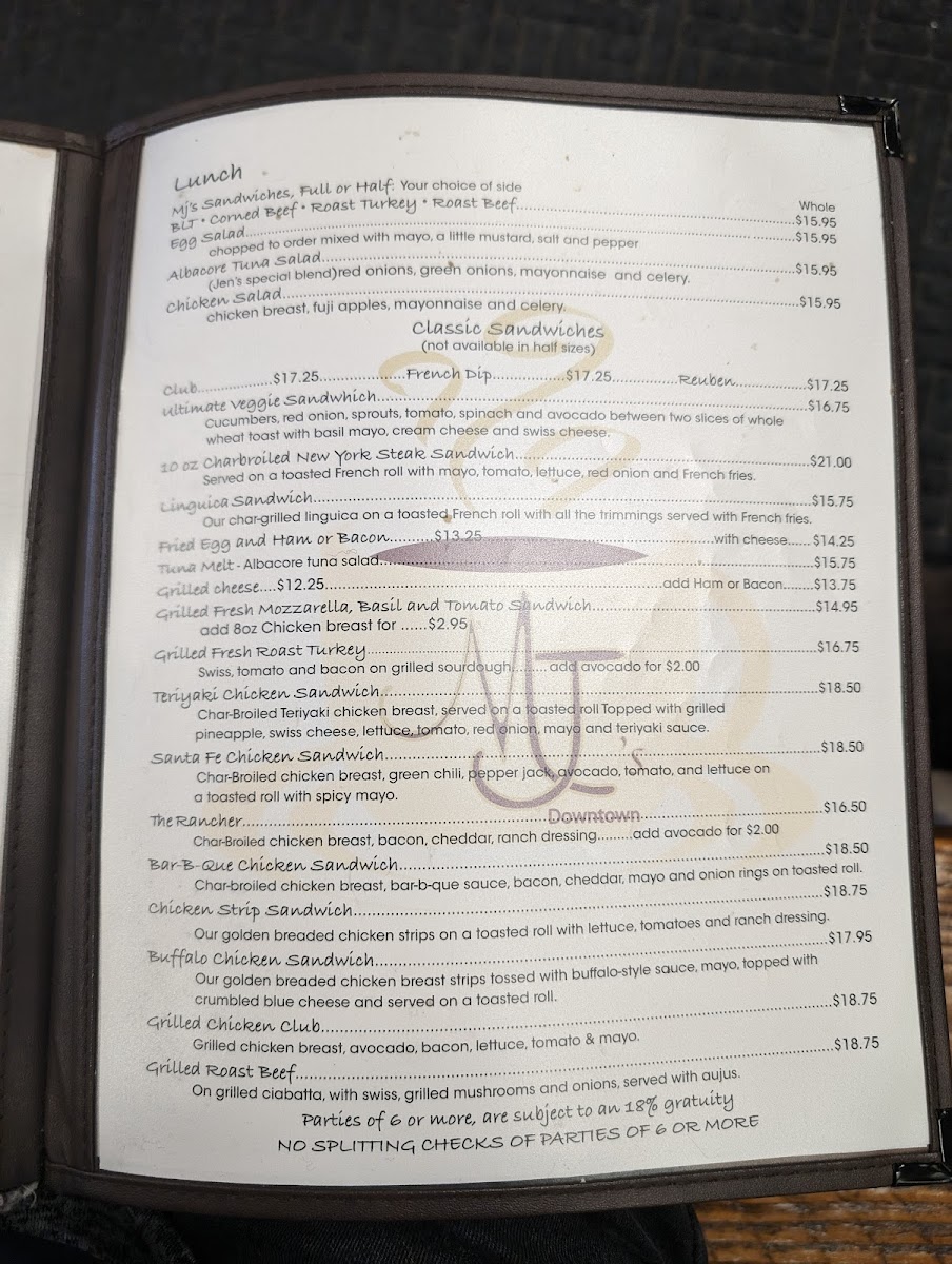 MJ's Downtown Cafe - 5