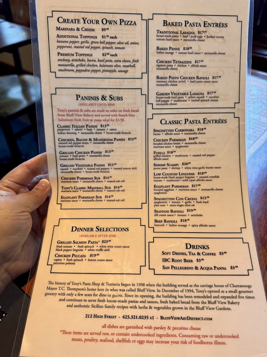 Tony's Pasta Shop & Trattoria - 1