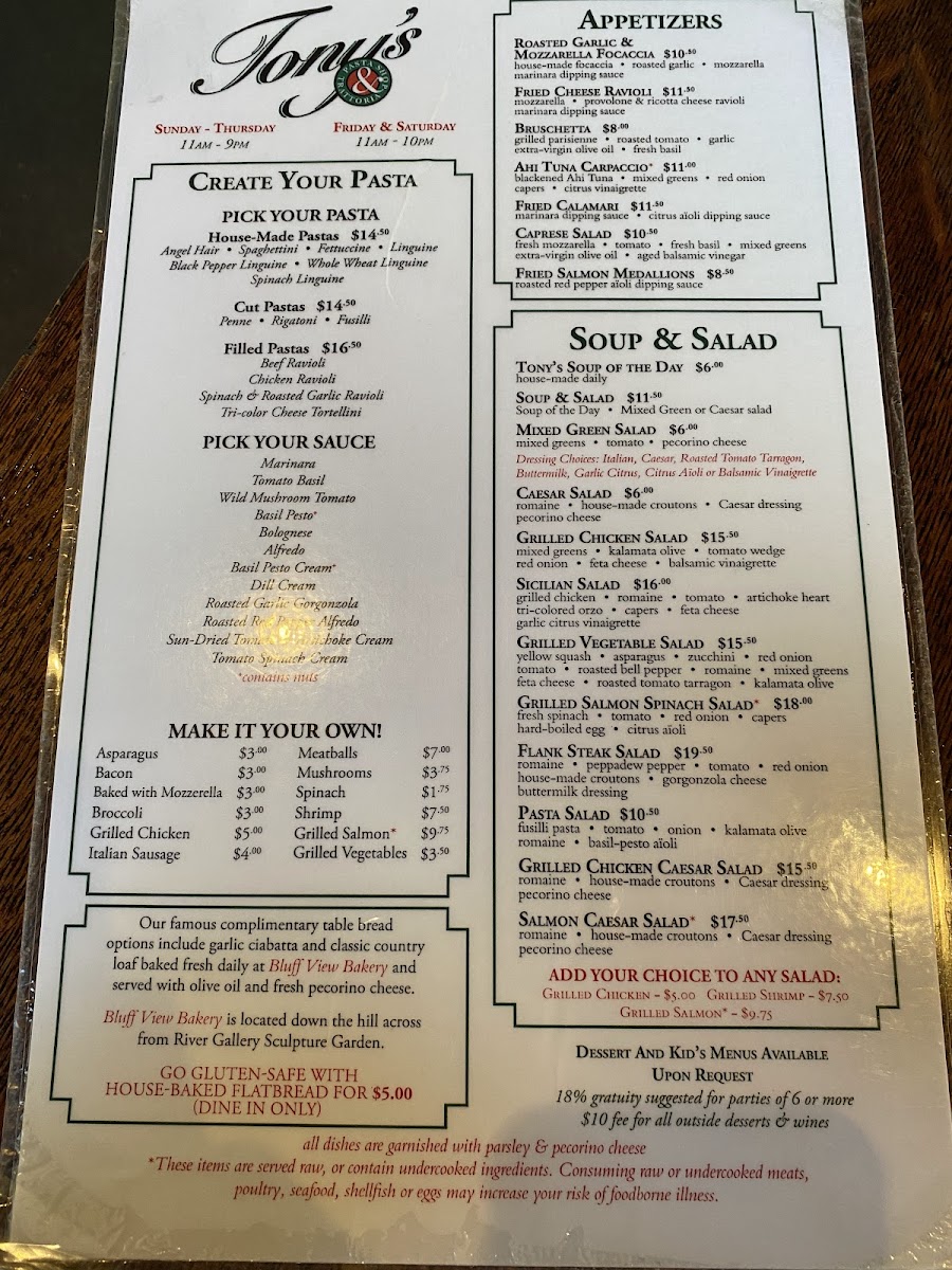 Tony's Pasta Shop & Trattoria - 3