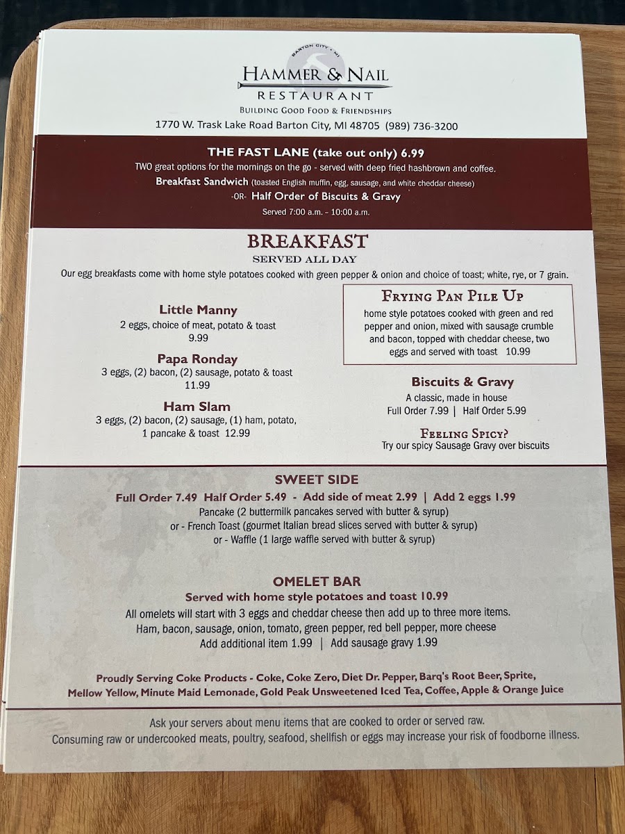 Hammer & Nail Restaurant - 1