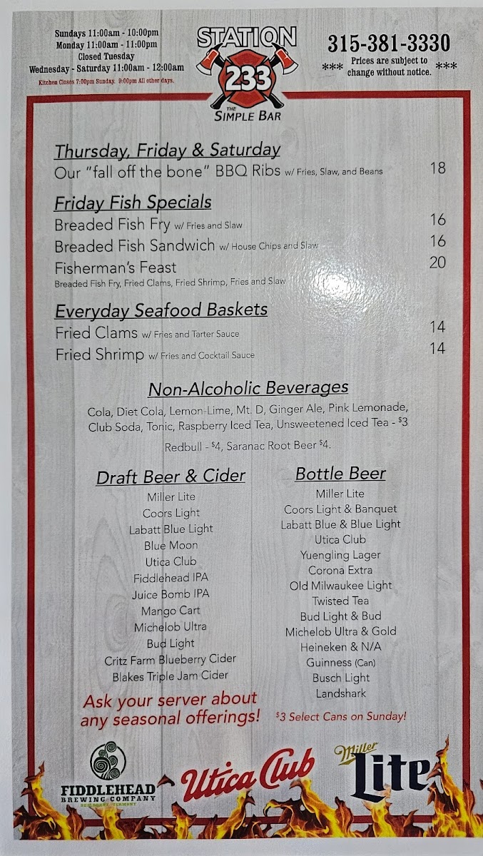 Station 233 The Simple Bar - 2