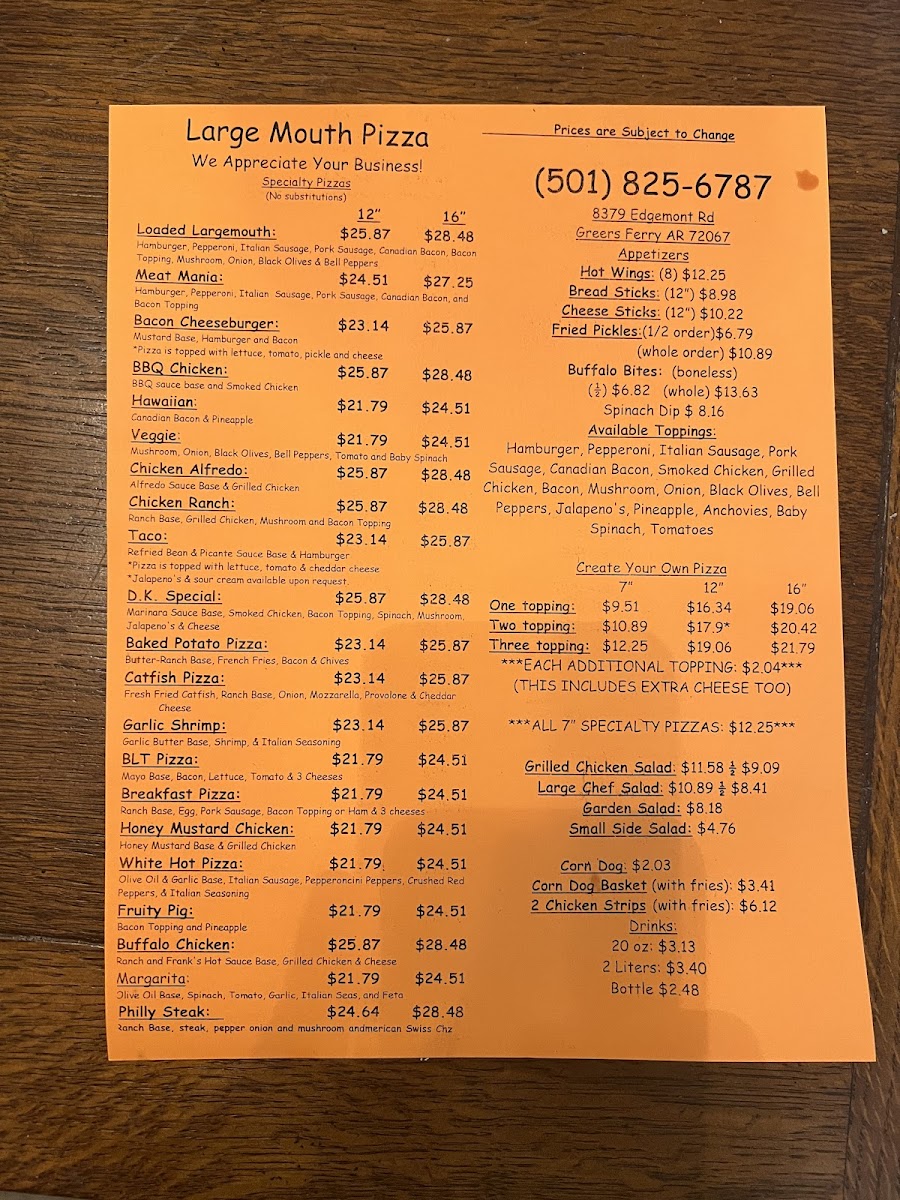 Large Mouth Pizza - 1